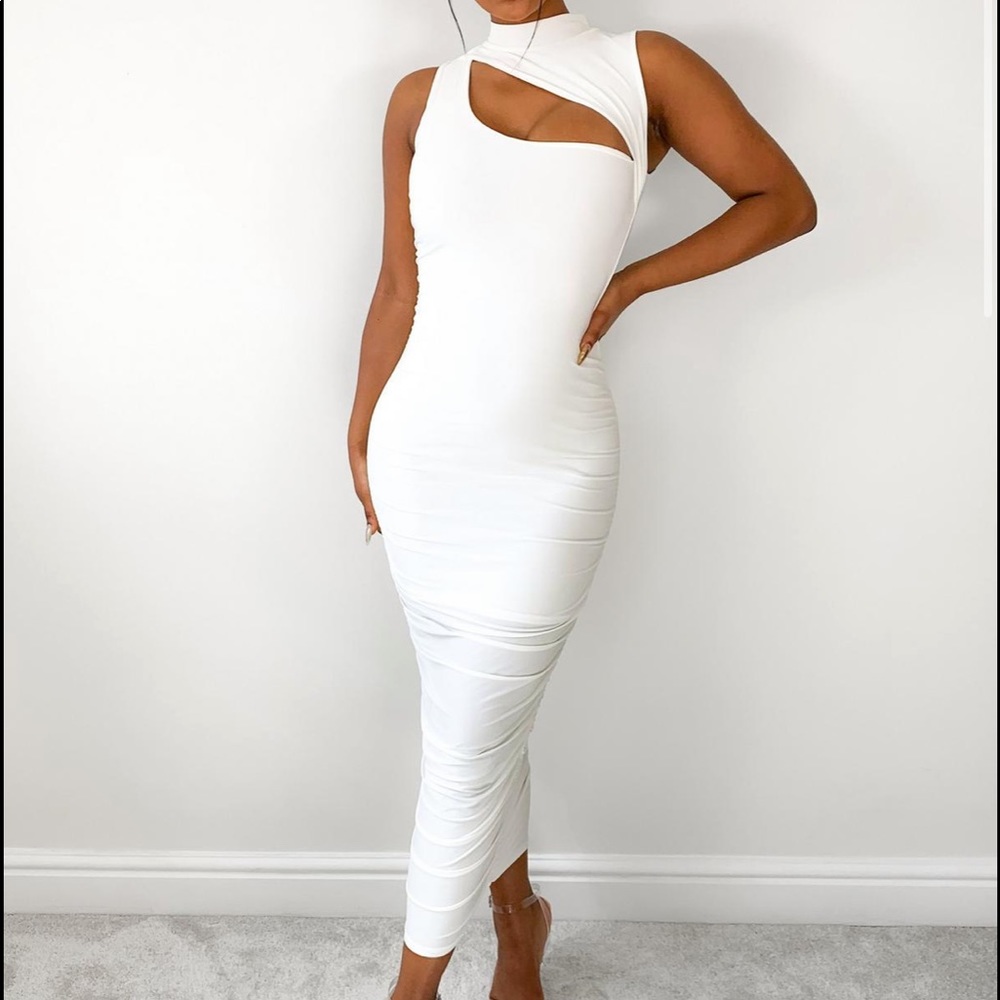 NWT Missguided Double Layered Cut about Dress, size 0